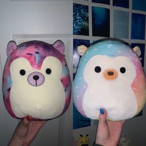 Squishmallow Hedgehog Bundle— Yasmin & Bowie
